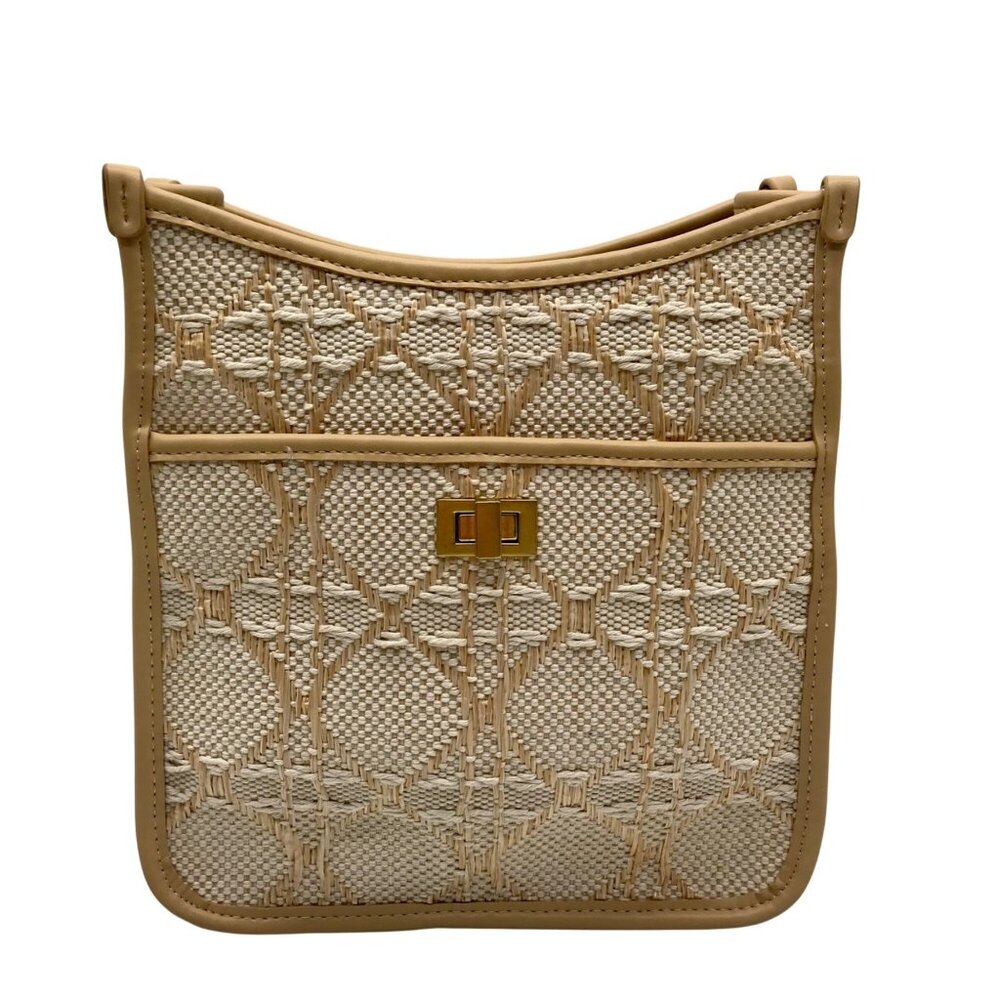 MMS Brands Beige Woman’s s Crossbody Bag